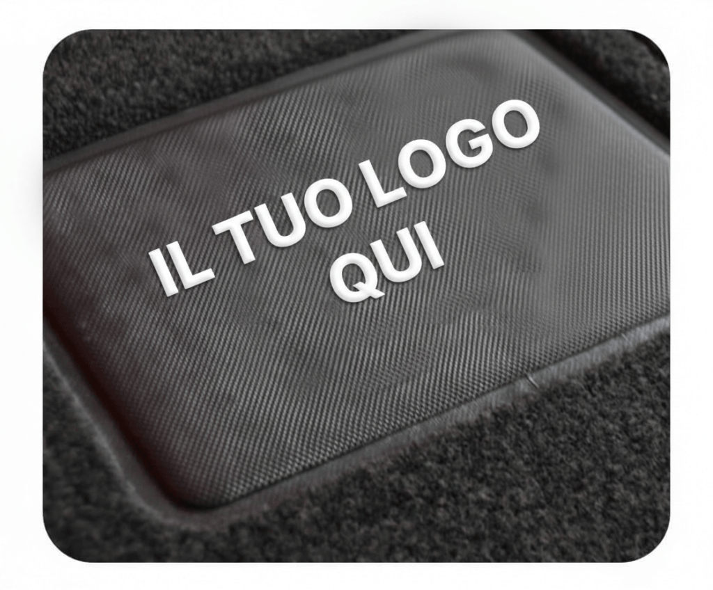 Tappetini Auto Su Misura Per Seat Ibiza 2017-2025 - Italian Carpet - Kit Anteriori E Posteriori In Moquette Nera Con Ricamo Bandiera Italiana - Personalizzati, Antiscivolo E Made In Italy